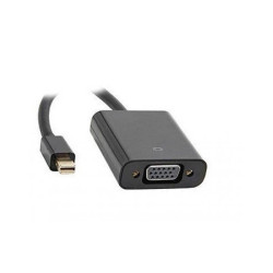 Mini DP - VGA adapter black, | APLIUM