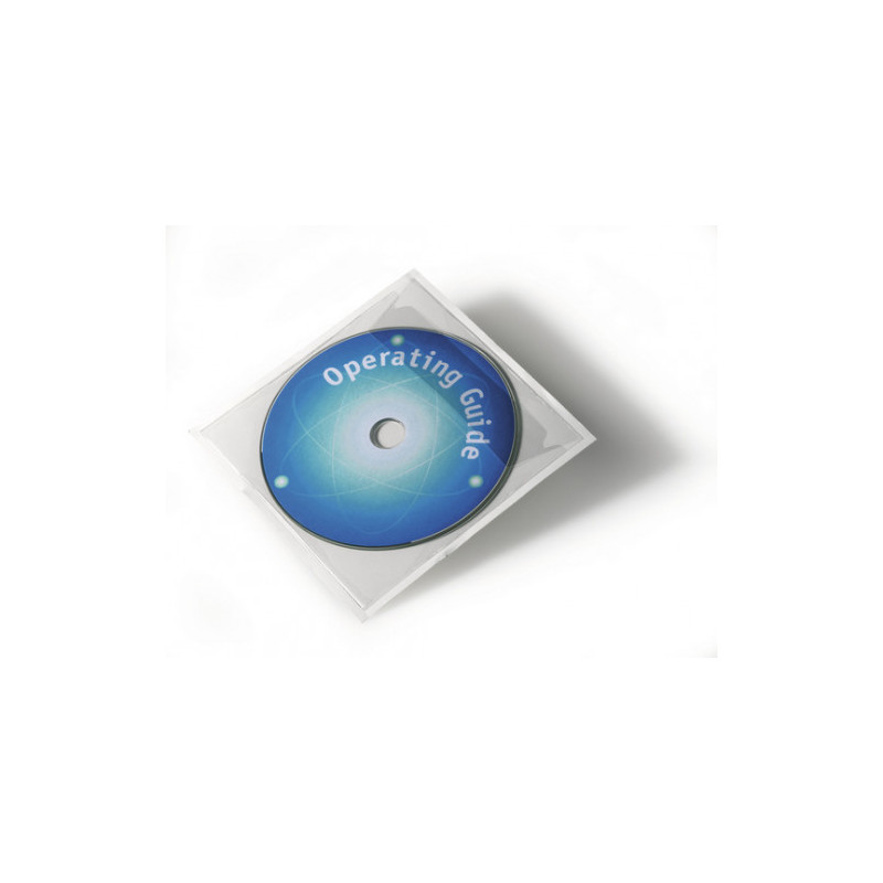 Pack 10 Fundas Para CD/DVD Adhesivas Durable 8080 | APLIUM