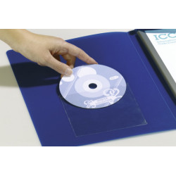 Pack 10 Fundas Para CD/DVD Adhesivas Durable 8080 | APLIUM