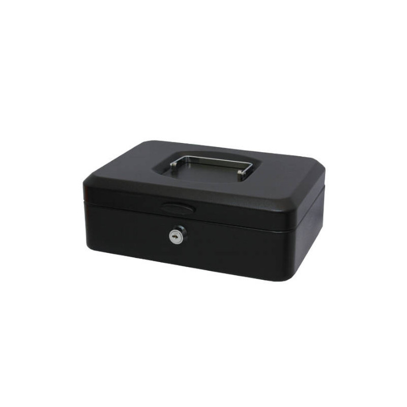 Caja Caudales Con Bandeja Y Cierre Tamaño Grande 25X9X17 Cm. | APLIUM