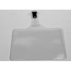 CAJA 100 FUNDAS IDENTIFICACION PVC APAISADO 70x106MM CON PIN | APLIUM