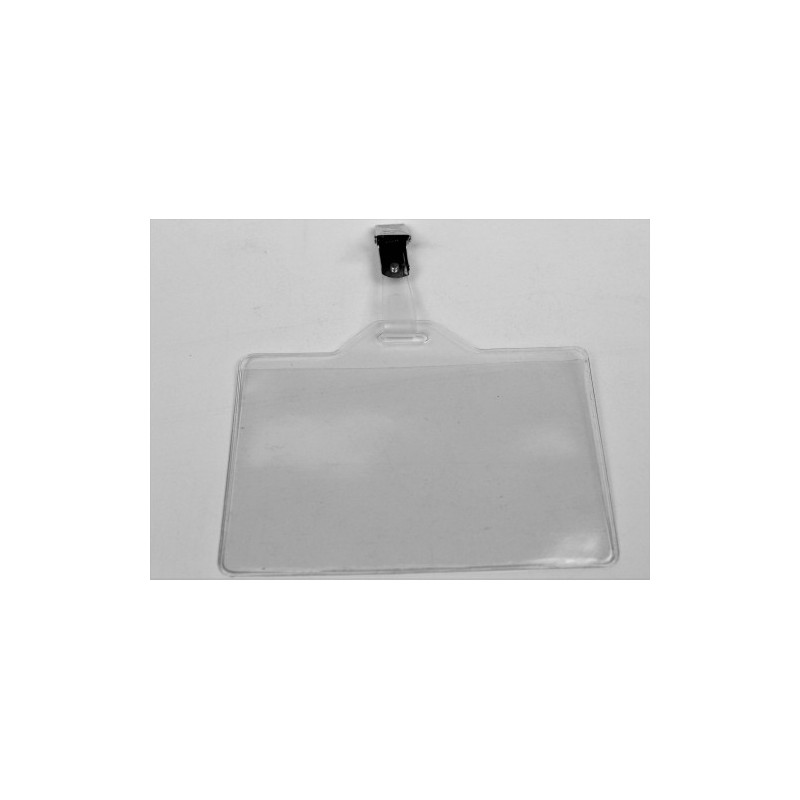 CAJA 100 FUNDAS IDENTIFICACION PVC APAISADO 70x106MM CON PIN | APLIUM