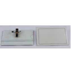 Caja 50 Fundas Identificacion Pvc Rigido Apaisado 55X87MM Co | APLIUM