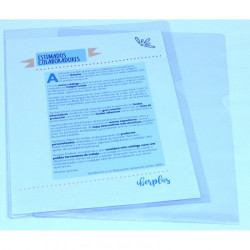 Caja 30 Dossier Formato Folio "L" C/UÑERO Pvc Cristal 300 Mi | APLIUM