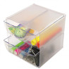 Organizador Modular Con Cuatro Cajones De 16,5X7X7 Transpare | APLIUM
