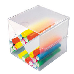 Organizador Modular Con Divisor En Aspa Transparente Deflect | APLIUM