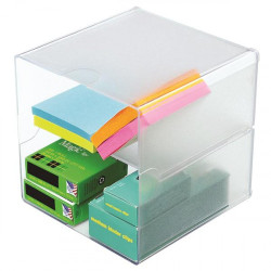Organizador Modular Con Divisor Transparente Deflecto 350701 | APLIUM