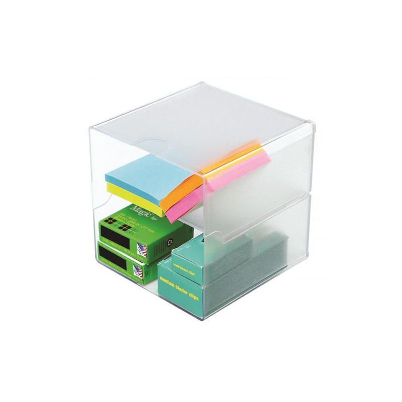 Organizador Modular Con Divisor Transparente Deflecto 350701 | APLIUM