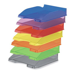 Bandeja Apilable De Plastico 350X250X65 Mm. Color Amarillo T | APLIUM