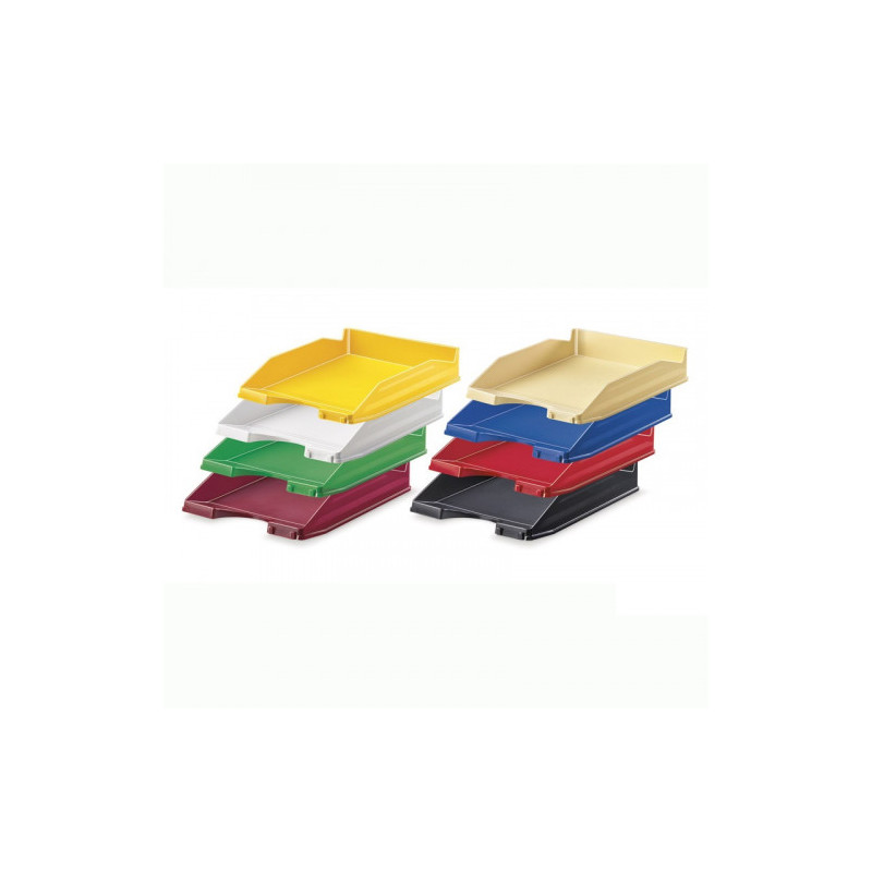Bandeja Apilable De Plastico 350X250X65 Mm. Color Rojo Faibo | APLIUM
