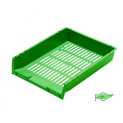 Bandeja Apilable De Plastico 340X275X65 Mm. Color Verde Faib | APLIUM