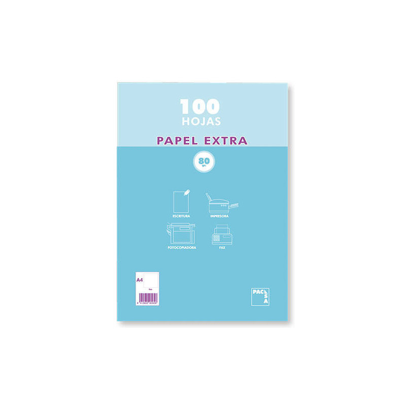 Paquete Papel Extra Blanco Satinado 100 Hojas 80 Grs. A-4 (2 | APLIUM