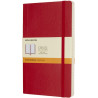 Libreta Clasica Tapa Blanda Rojo Escarlata L (13X21CM) Rayad | APLIUM