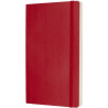 Libreta Clasica Tapa Blanda Rojo Escarlata L (13X21CM) Rayad | APLIUM
