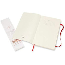 Libreta Clasica Tapa Blanda Rojo Escarlata L (13X21CM) Rayad | APLIUM