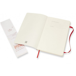 Libreta Clasica Tapa Blanda Rojo Escarlata L (13X21CM) Rayad | APLIUM