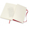 Libreta Clasica Tapa Blanda Rojo Escarlata L (13X21CM) Rayad | APLIUM