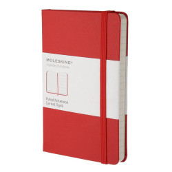 Libreta Clasica Tapa Dura Roja L (13X21CM) Rayada Moleskine | APLIUM