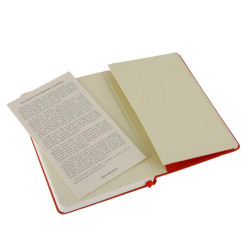 Libreta Clasica Tapa Dura Roja L (13X21CM) Rayada Moleskine | APLIUM