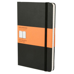 Libreta Clasica Tapa Dura Negra L (13X21CM) Rayas Moleskine | APLIUM