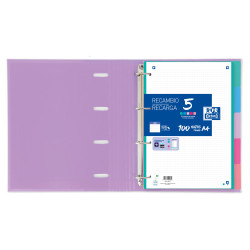 Separadores Cartulina Strongline A4 5 Posiciones - 5 Colores | APLIUM