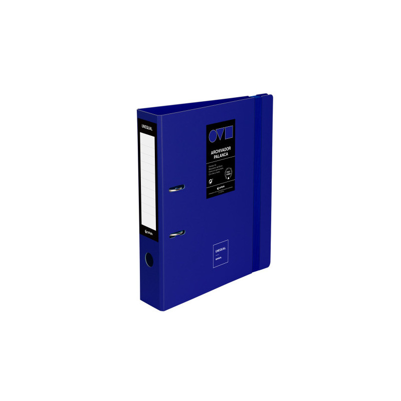 Archivador A4 65MM En Polyfoam Unequal Minimal Azul Grafopla | APLIUM