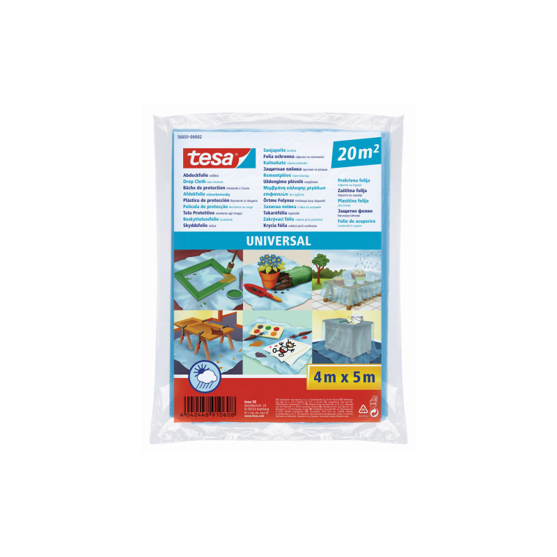 Lona Protectora Plastico 20M2 Universal Tesa 56651-00002-02 | APLIUM