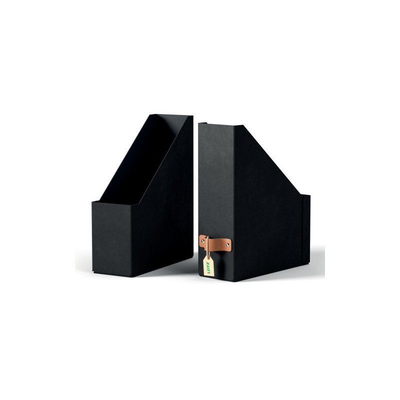 Pack 2 Revisteros De Cartón Color Negro Leitz 24710095 | APLIUM