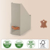 Pack 2 Revisteros De Cartón Color Beige Leitz 24710012 | APLIUM