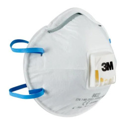 Caja 5 Mascarillas Respiradoras 8822-5 FFP2 Con Válvula 3M 7 | APLIUM