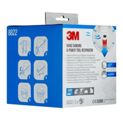 Caja 5 Mascarillas Respiradoras 8822-5 FFP2 Con Válvula 3M 7 | APLIUM