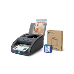 Pack Detector Billetes Falsos 155-S + Apilador RS-100 + Bate | APLIUM
