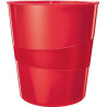 Papelera Leitz Wow Capacidad 15 Litros Rojo Leitz 52781026 | APLIUM