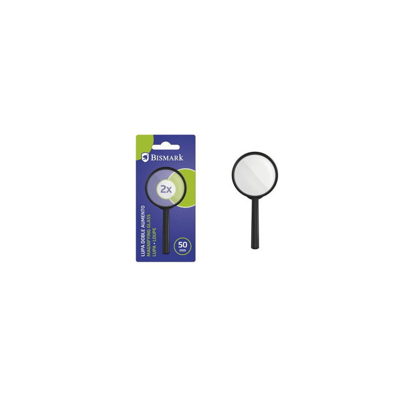 Lupa Doble Aumento Diametro 50 Mm Bismark 330646 | APLIUM