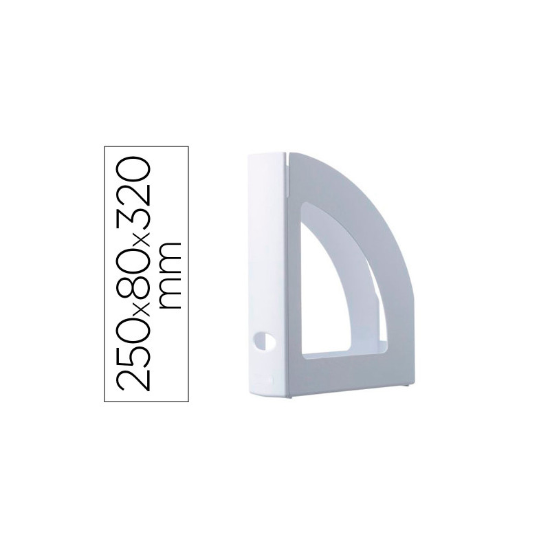 Revistero Ecogreen Blanco 100% Reciclado Y Reciclable A4 Y F | APLIUM