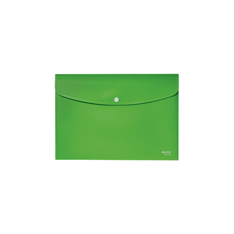 Sobres Polipropileno Opaco A4 Con Broche Boton Recycle Verde | APLIUM
