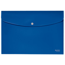 Sobres Polipropileno Opaco A4 Con Broche Boton Recycle Azul | APLIUM