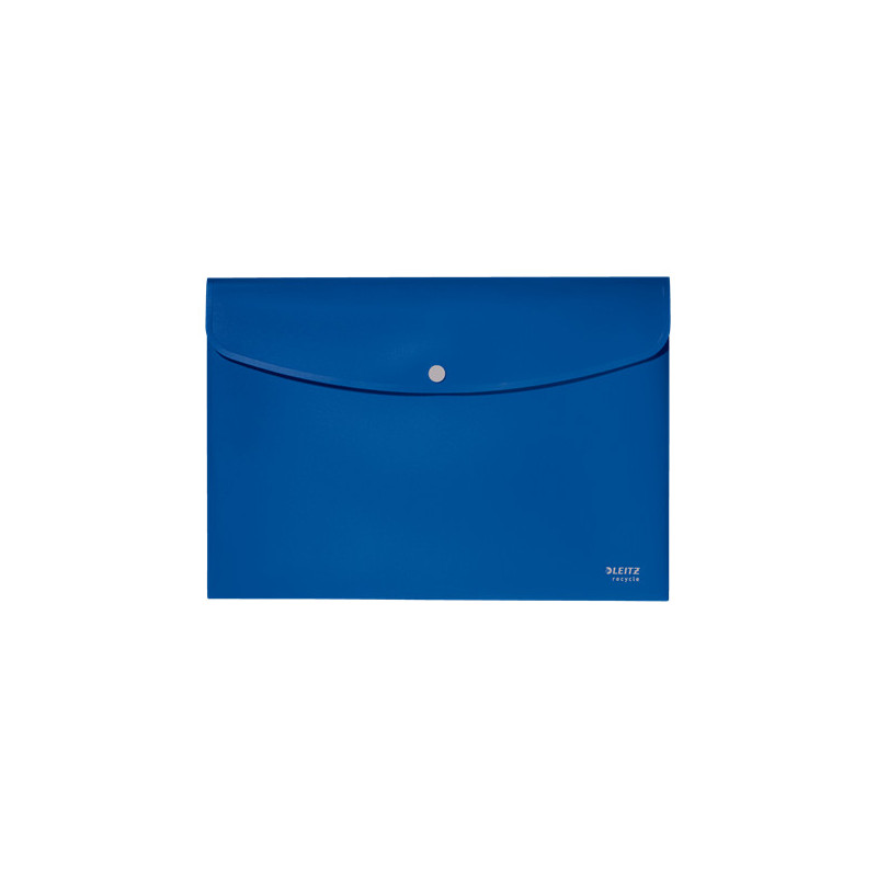 Sobres Polipropileno Opaco A4 Con Broche Boton Recycle Azul | APLIUM