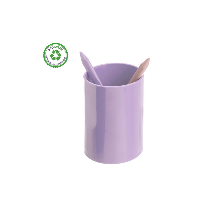 Portalápices Ecogreen 100% Reciclado Y Reciclable Malva Past | APLIUM