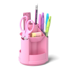 ErichKrause Mini Desk porta lápices Plástico Rosa | APLIUM