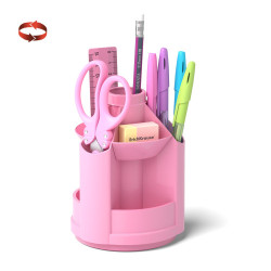 ErichKrause Mini Desk porta lápices Plástico Rosa | APLIUM