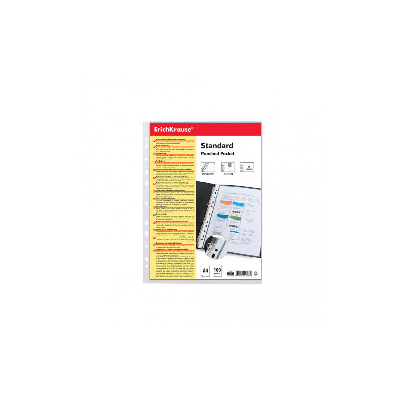 Set De 100 Fundas Multitaladras Fizzy Clear, 30 Mcm, A4, Tra | APLIUM
