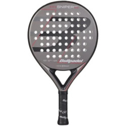 Pala de Pádel Bullpadel Sniper 2.0 Control 2026/ Gris y Roja | APLIUM