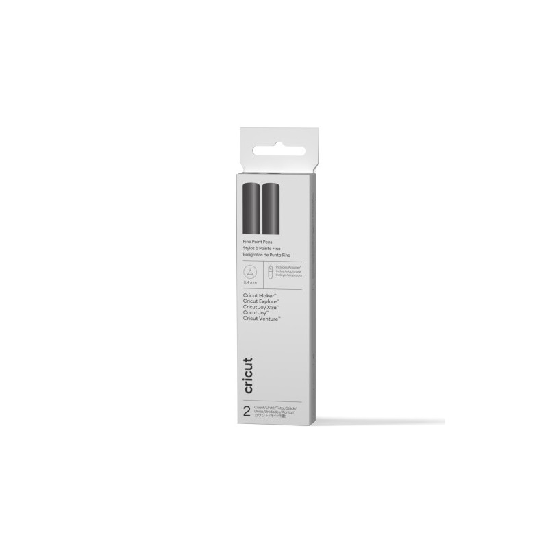 Cricut Bolígrafos De Punta Fina De 0,4 Mm, Negro (2 UDS.) + | APLIUM