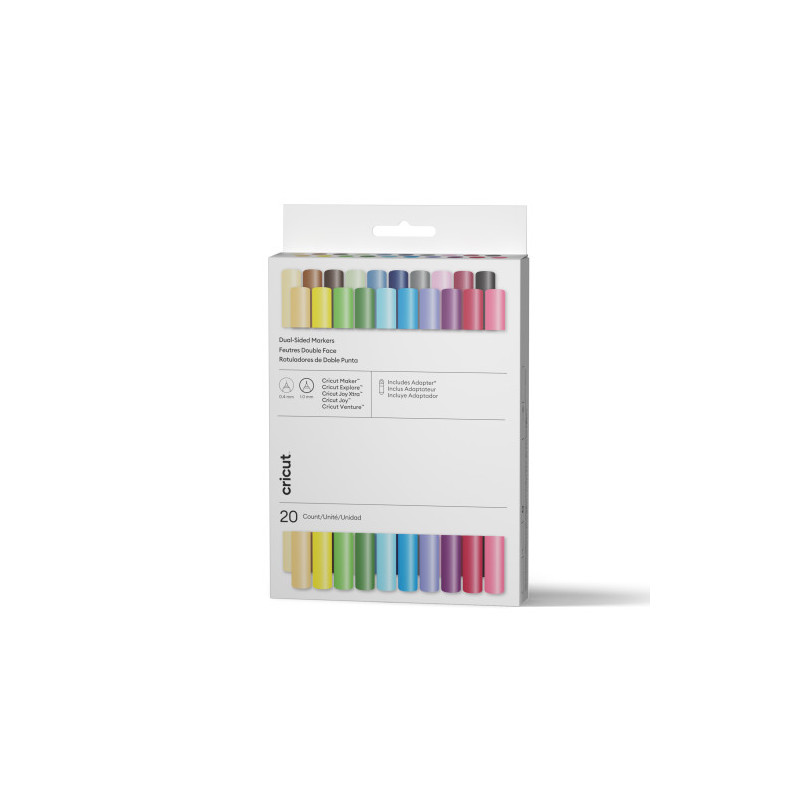 Cricut Rotuladores De Doble Punta , Set Ultimate (20 UDS.) + | APLIUM