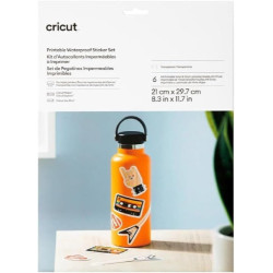 Cricut Sticker Set Water Proof A4 - 6 Sheets (TRANSPARENT) | APLIUM