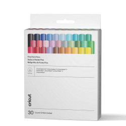 Cricut EXPLORE/MAKER Fine Point Pens 0.4 Mm 30-PACK | APLIUM