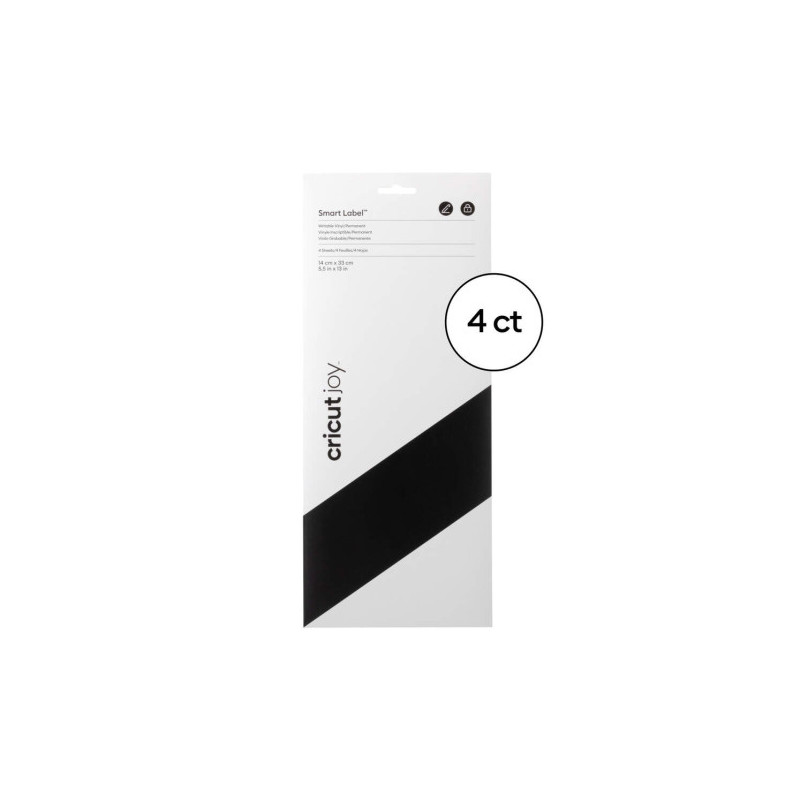 Cricut Smart Label etiqueta autoadhesiva Permanente Negro 4 | APLIUM