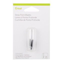 Cricut PC2003535 Set de 2 Lames Coupe Profonde, Plastique, M | APLIUM