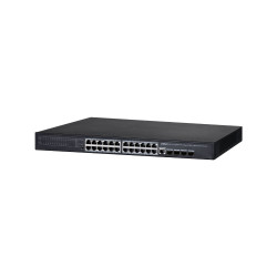 Switch PoE gestionable L2 Dahua de 24 puertos Gigabit PoE co | APLIUM